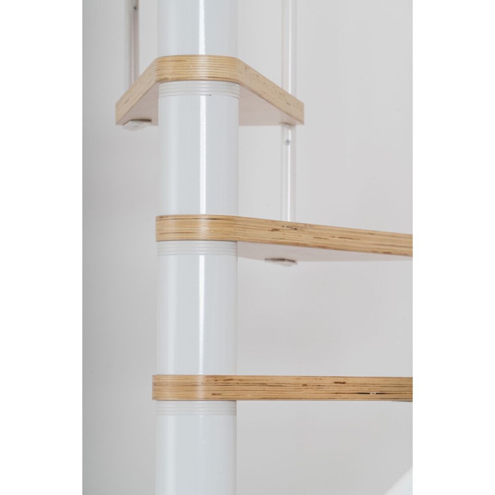 Hringstigi Ø140 cm 11 þrep 244-280 cm Calgary hvítur