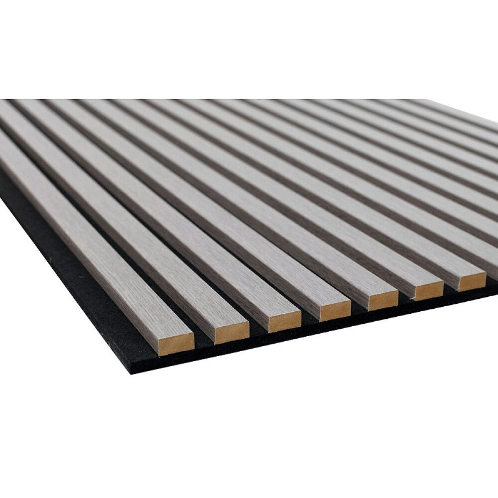 Hljóðdempandi plata Unika 25 2440x600x22 grá eik Fibrotech