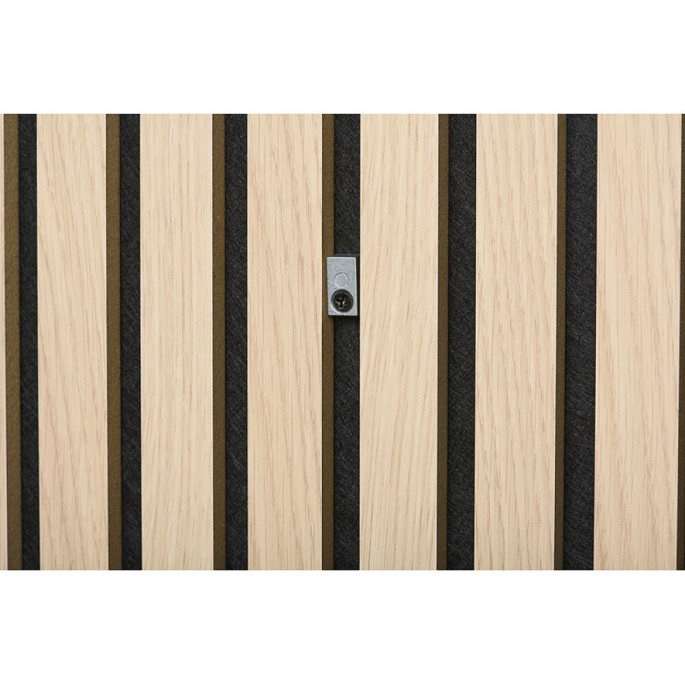 Festing fyrir króka á hljóðdempandi plötur lóðrétt 2stk