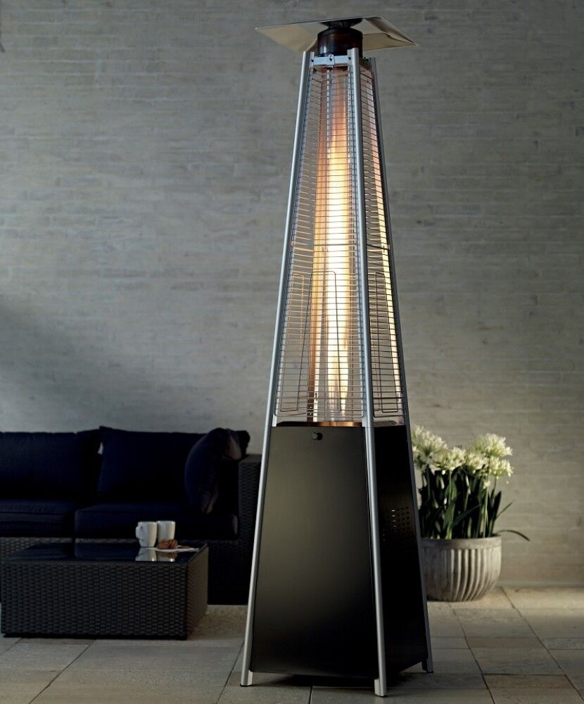 Pallahitari gas úr ryðfríu stáli svartur