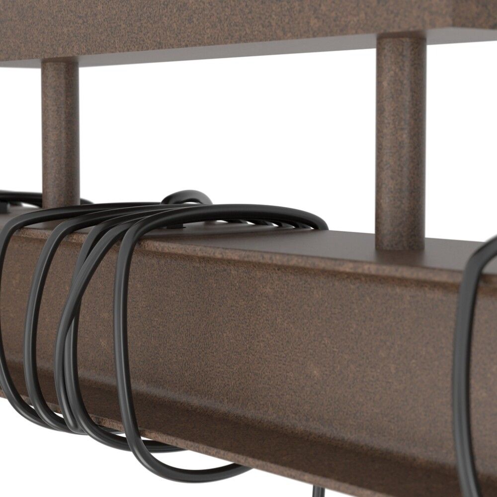 Loftljós Townshend 4, E27, 60W frá Eglo, lengd 35cm, brúnt