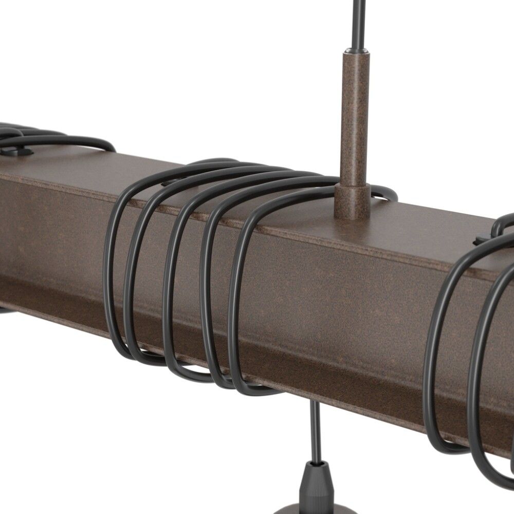 Borðstofuljós Townshend 4, E27, 60W frá Eglo, lengd 70cm, br