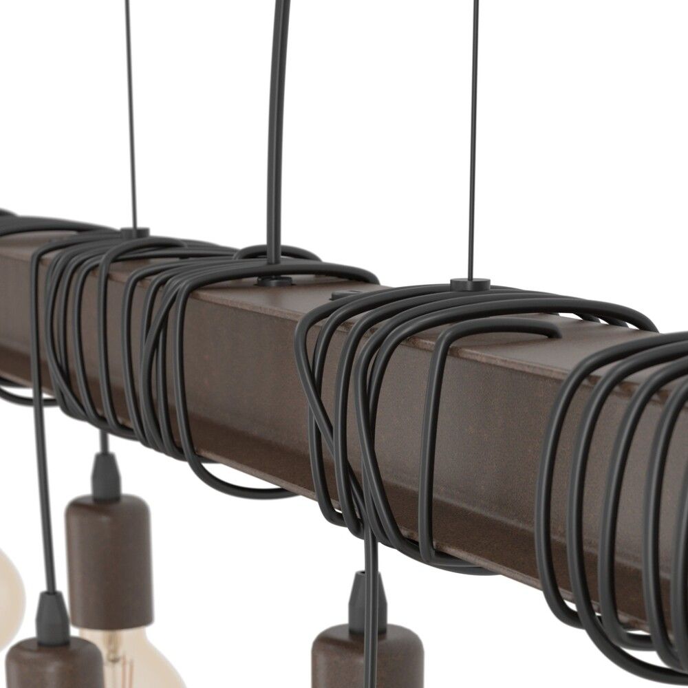 Borðstofuljós Townshend 4, E27, 60W frá Eglo, lengd 150cm