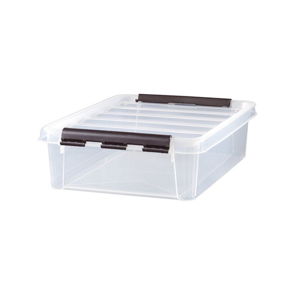 Plastkassi með loki 8L SmarStore Classic 14 glær