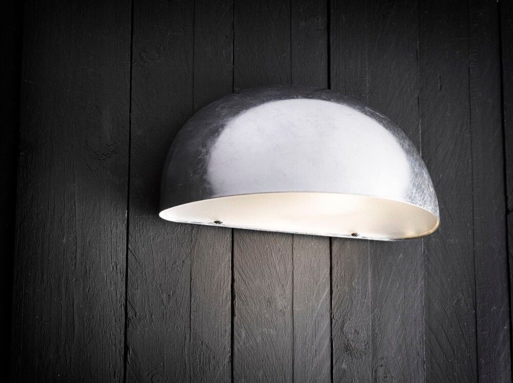 Veggljós E27 Scorpius Maxi galvaníserað stál 27 cm