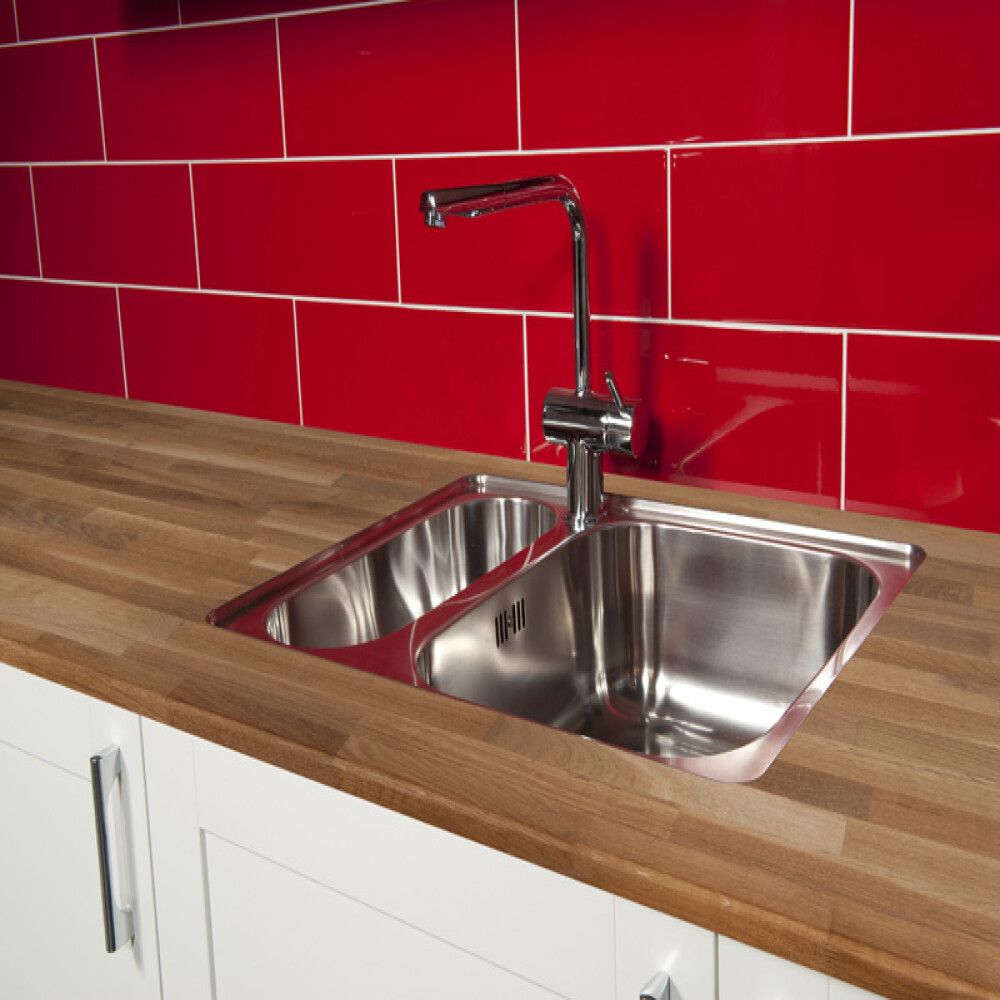 Borðplata 635x3020x27 mm DLH B/C eik olíuborin