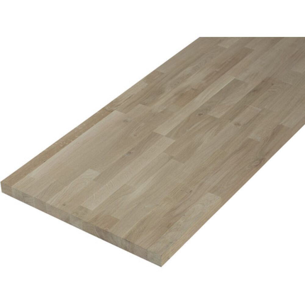 Borðplata 600x2250x40mm DLH eik sléttur fremri kantur