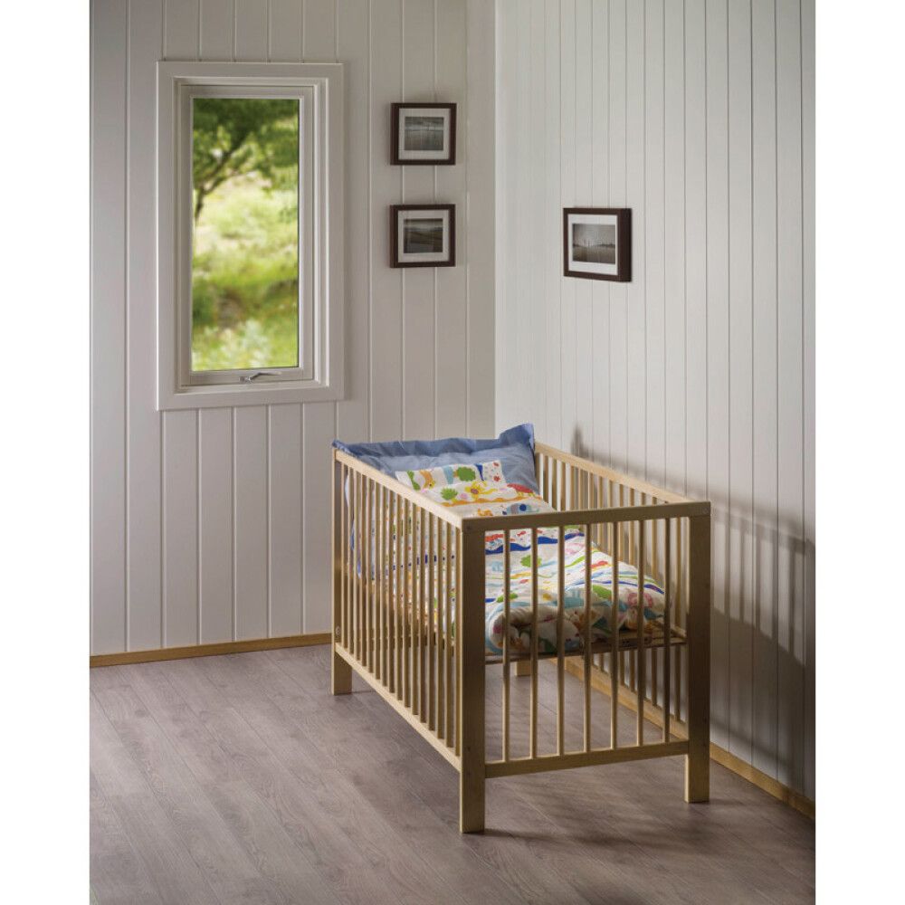 Lofta- og veggþiljur perlu hvítar  2390x620x11mm 2,87 m²