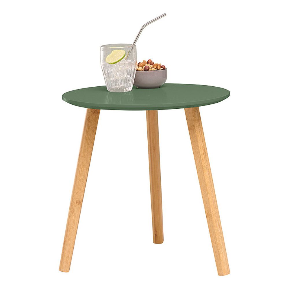 Hliðarborð Ø40cm grænt