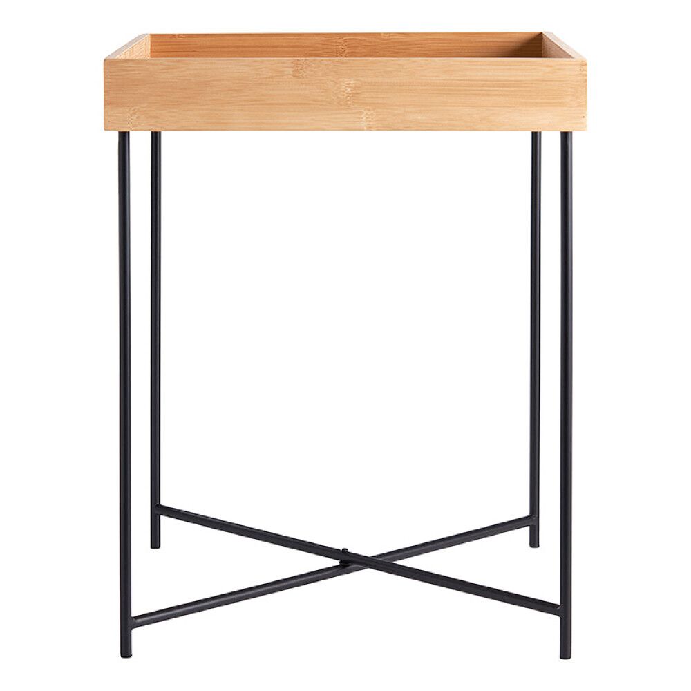 Hliðarborð bambus 50x40x40cm