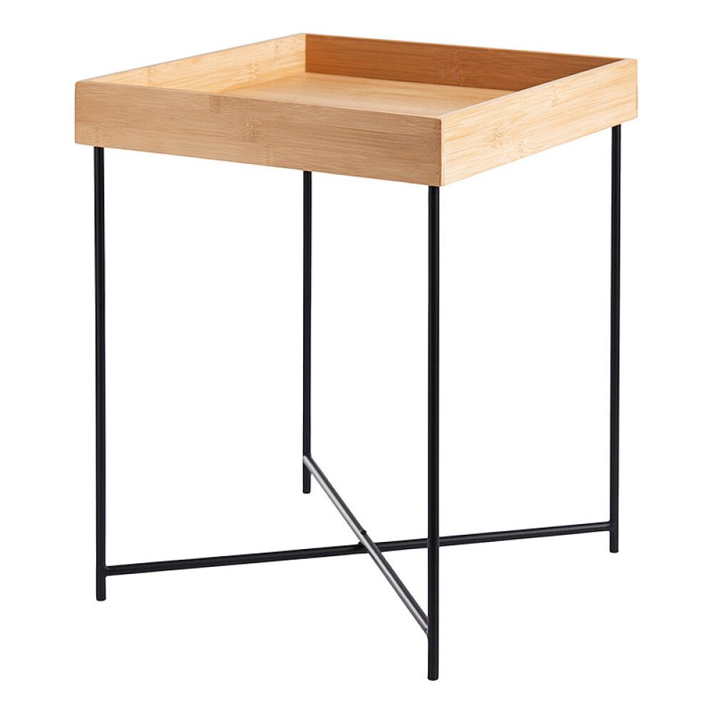 Hliðarborð bambus 50x40x40cm