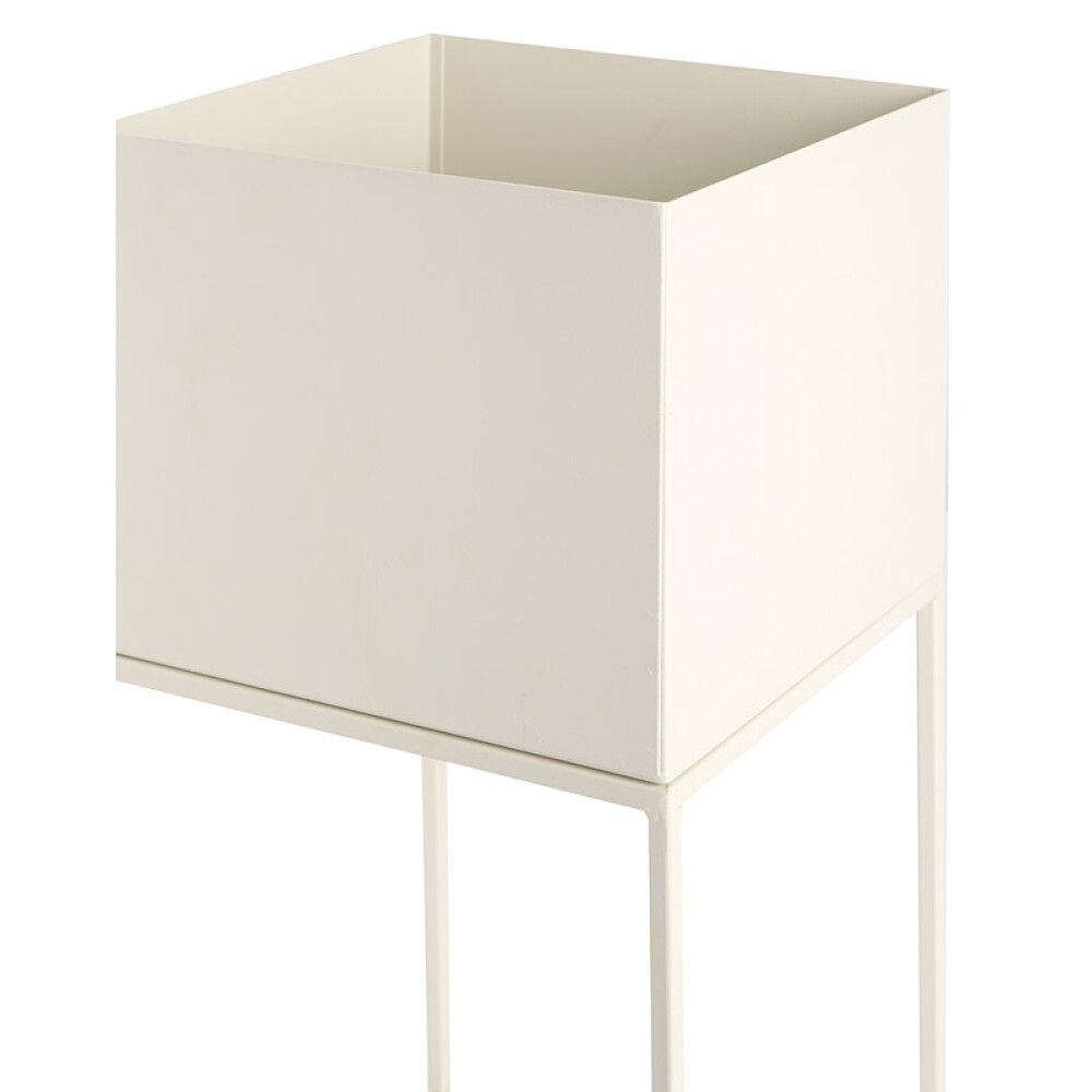 Plöntustandur 28x28cm hvítur