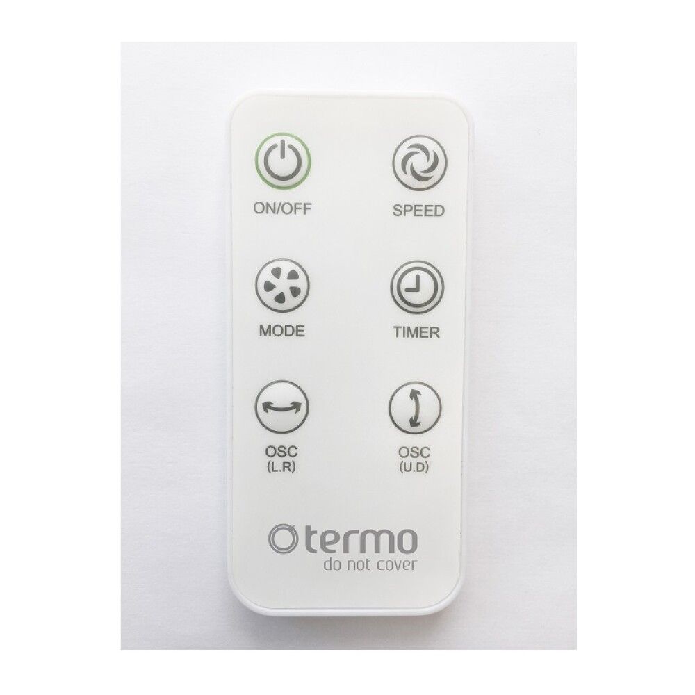 Borðvifta Ø22 cm með fjarstýringu Termo hvít