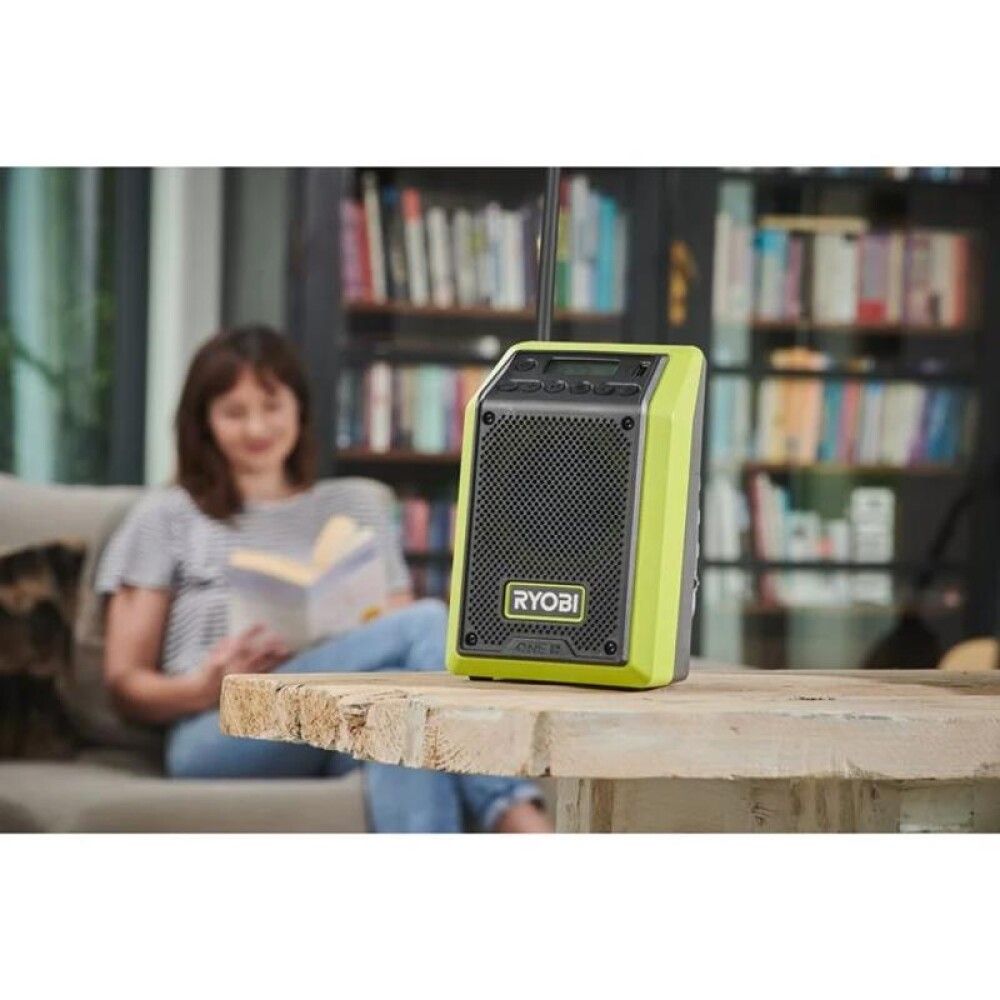 Hátalari Bluetooth DAB+ 18V Ryobi One+ RRDAB18-0 án rafhlöðu