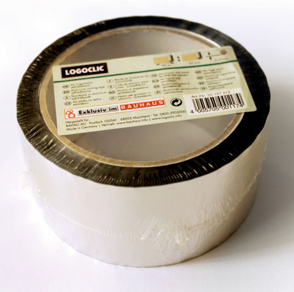 Ál límband fyrir gólfundirlag 50mm x 5m