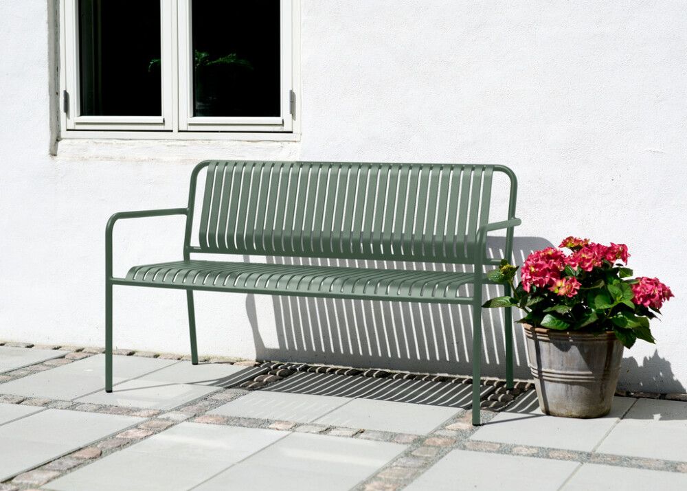 Garðbekkur Alva 140cm Sunfun grænn