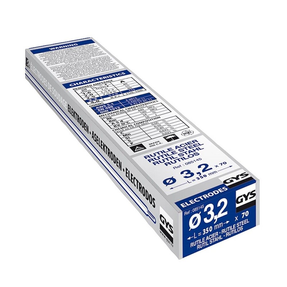 Pinnavír rútíl Ø3,2x350 mm 70 stk Gys