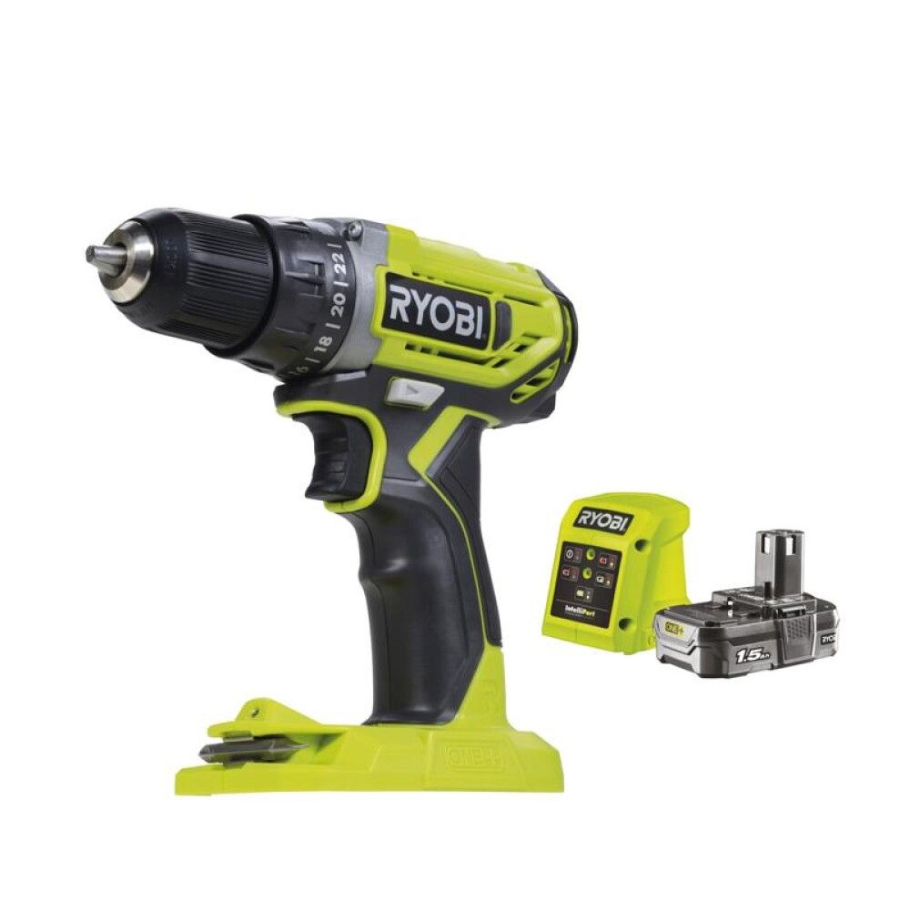 Borvél 18V 1,5Ah Ryobi One+ R18DD2-115GKR