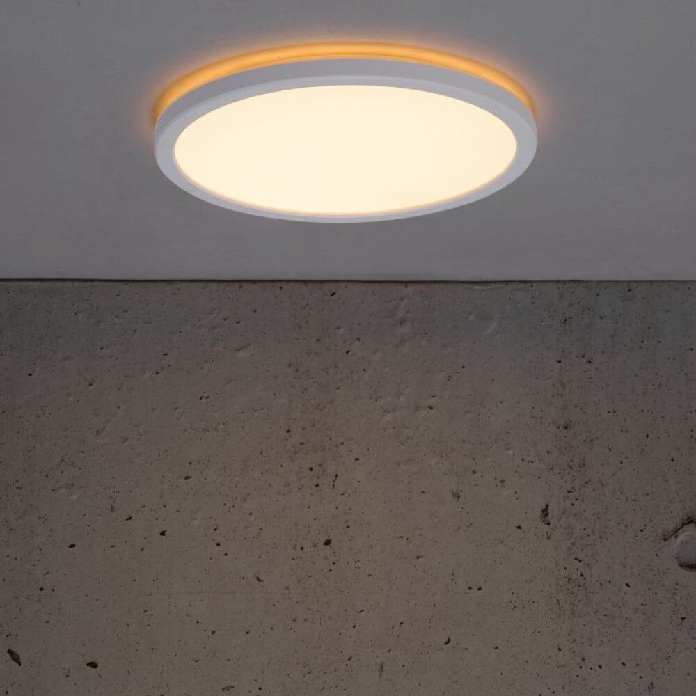 Kúpull LED Oja hvítur Ø24,4 cm
