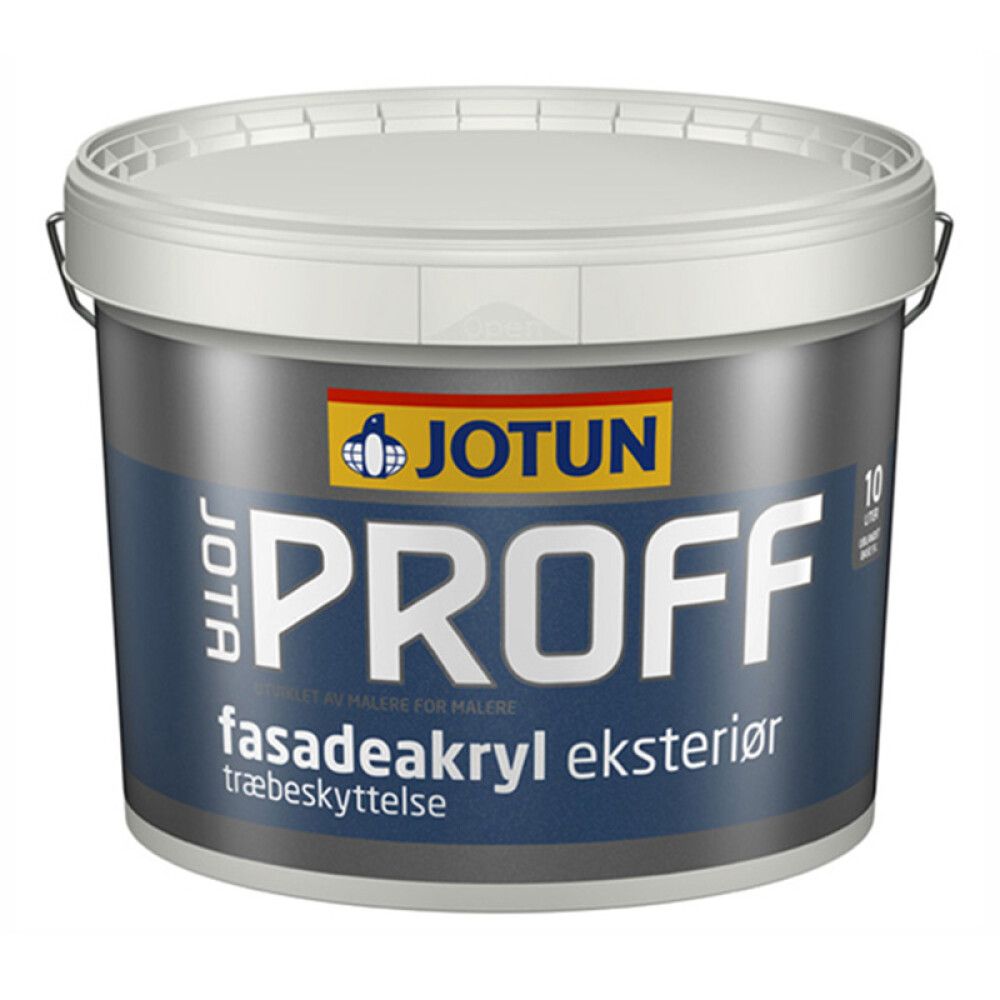 Viðarvörn Jotaproff akrýl hvítur grunnur 10L Jotun