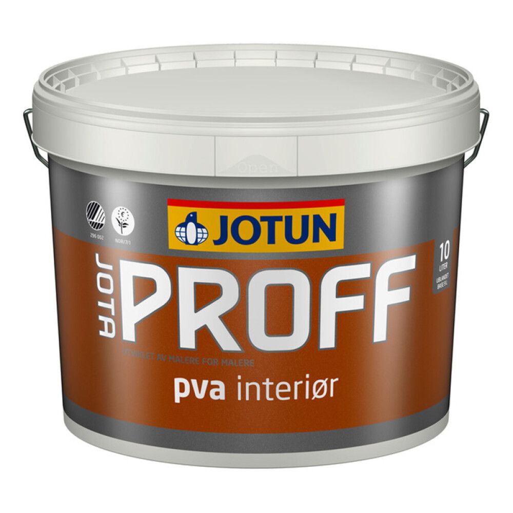 Innimálning Jotaproff PVA 02 hvítur grunnur 10L Jotun