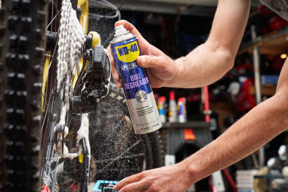 Fituhreinsir með röri WD-40 Fyrir reiðhjól 500ml