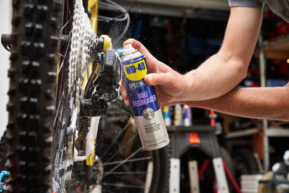 Fituhreinsir með röri WD-40 Fyrir reiðhjól 500ml