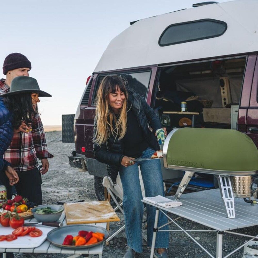 Pizzaofn Gozney Roccbox spaði fylgir