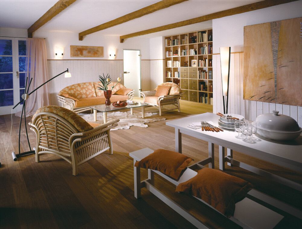 Bjálki ljós eik úr frauði 12x12x200 cm