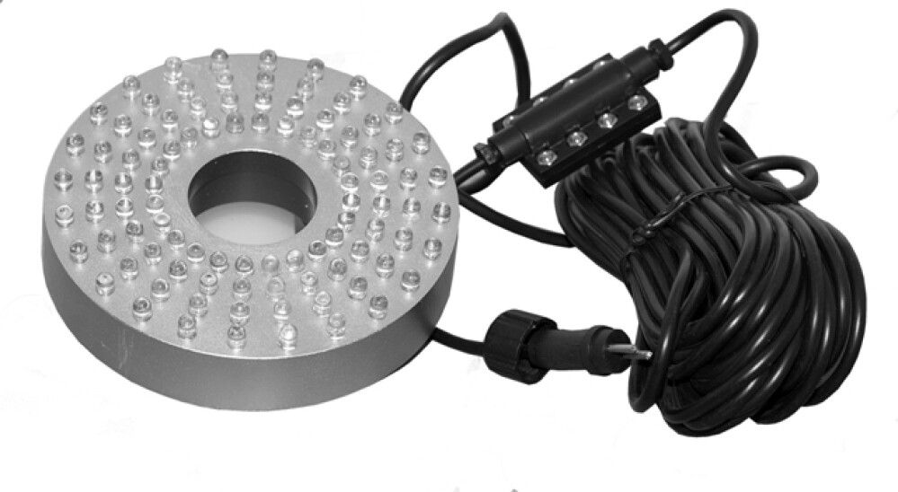 Led hringur fyrir gosbrunn 96 LED litir