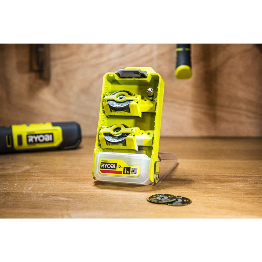 Skurðarskífu sett twist lock Ryobi RAR300K-12 12 stk