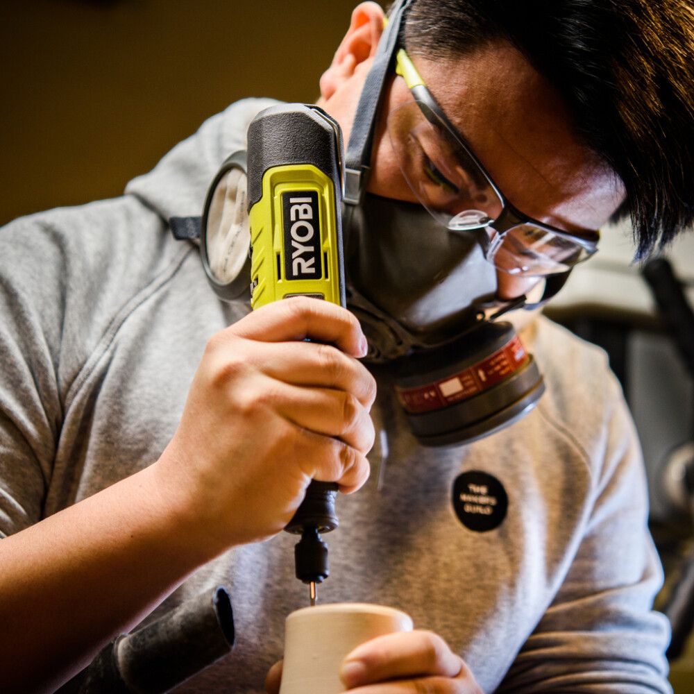 Fræsari með aukahlutum USB-C 12V Ryobi RRT12-120BA3/35