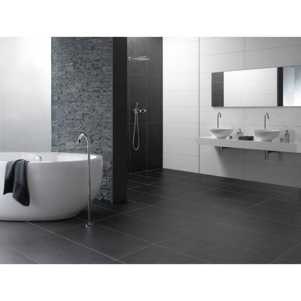 Gólf-/vegg flísar Ambiente svört 30x60 cm 1,08 m2