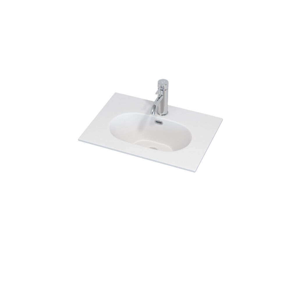 Handlaug 50x36 cm Svanholm Rendalen matt hvít