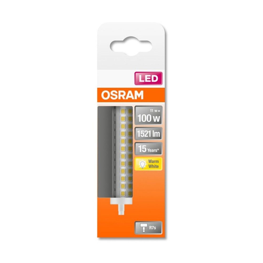 Ljósapera LED R7s 2700K Osram 11W Ø2 mm
