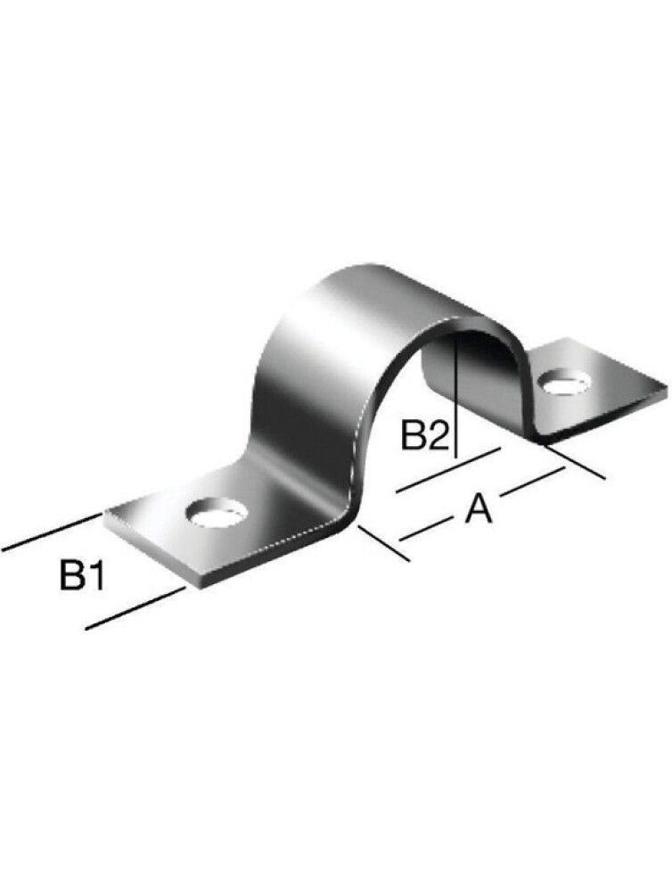 Blik fyrir dragloku 2" 40x55mm Vormann galv.