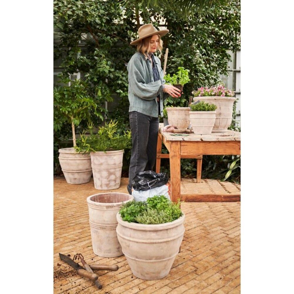 Blómapottur Yuka antík 22x25cm Lauvring