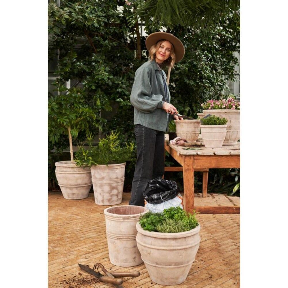 Blómapottur Yuka antík 22x25cm Lauvring