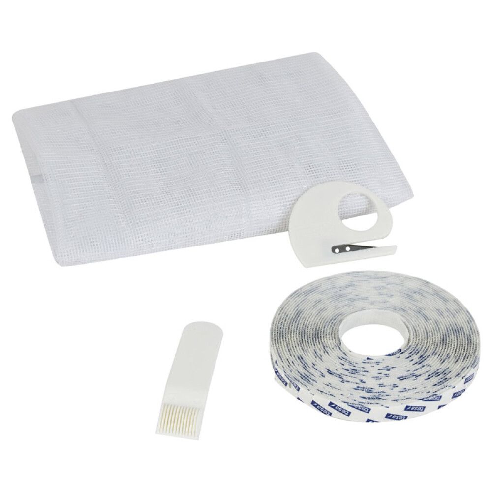 Skordýranet  130x130cm Tesa Insect Stop Comfort hvítt