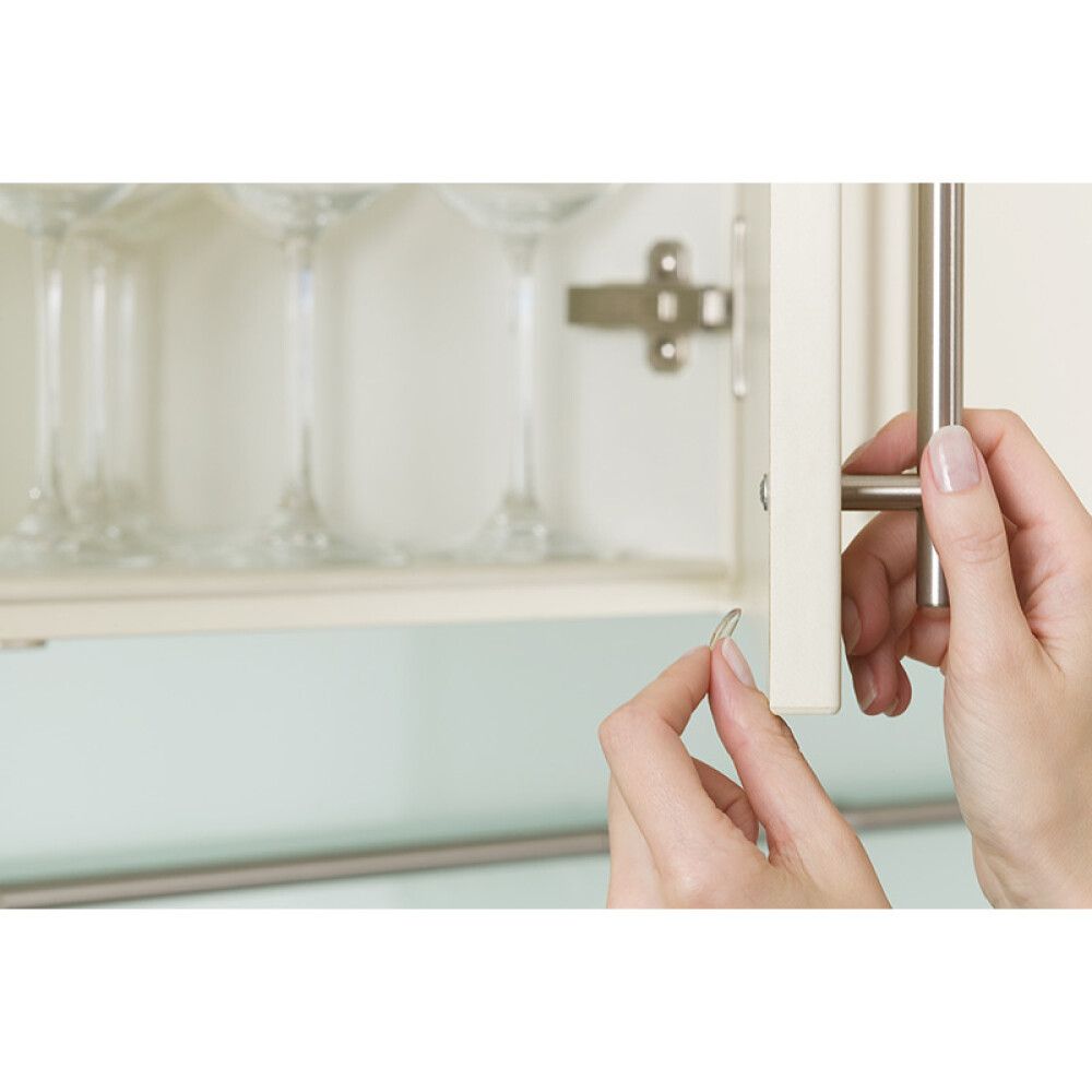 Hljóðdempari fyrir skápahurðir 8mm 28stk