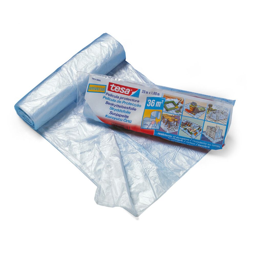 Yfirbreiðsla plast 20x1,8m Tesa