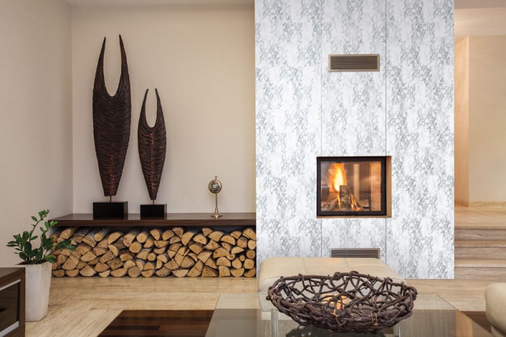 Filma marmor, 67.5cmx2m grá