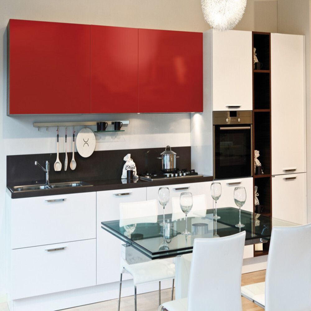 Filma uni lack, 67.5cmx2m signal-rauður