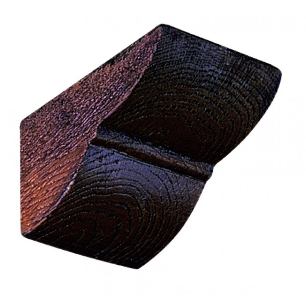 Bjálkahorn dökk eik úr frauði 9x6 cm