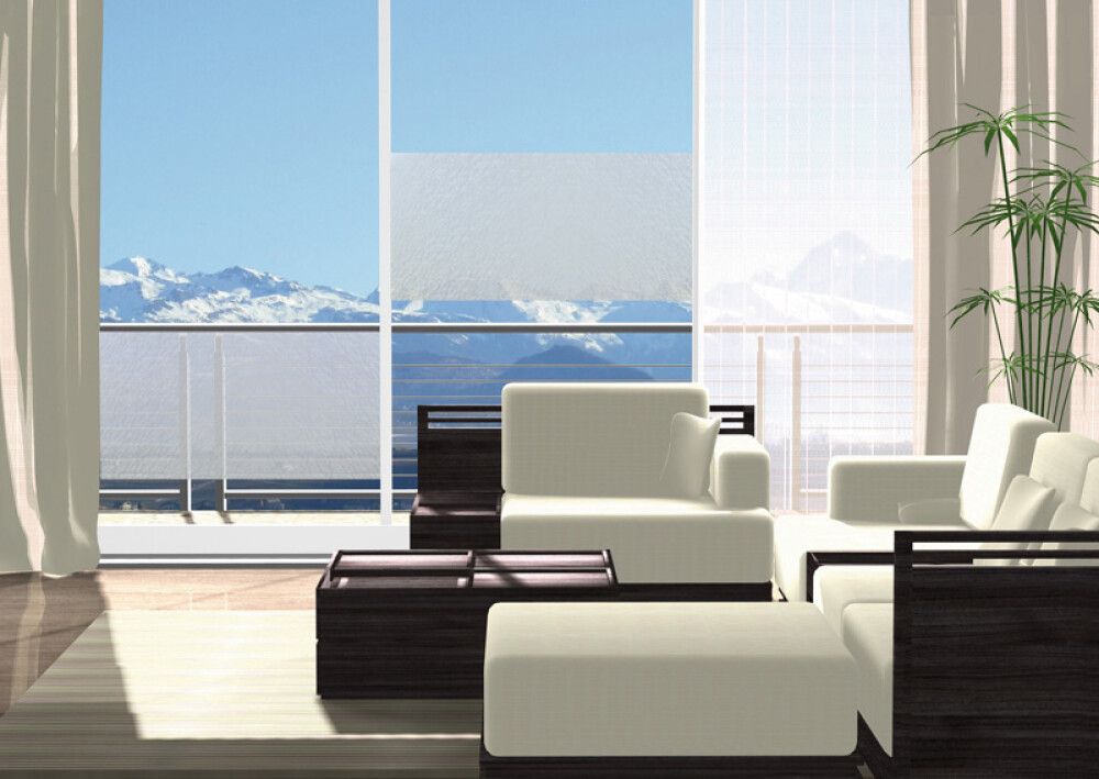 Filma static p snow, 45cmx1.5m gegnsæ