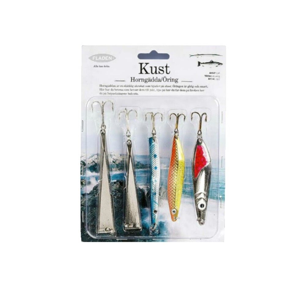 Spúnar 25-40g 5 stk Fladen Fishing