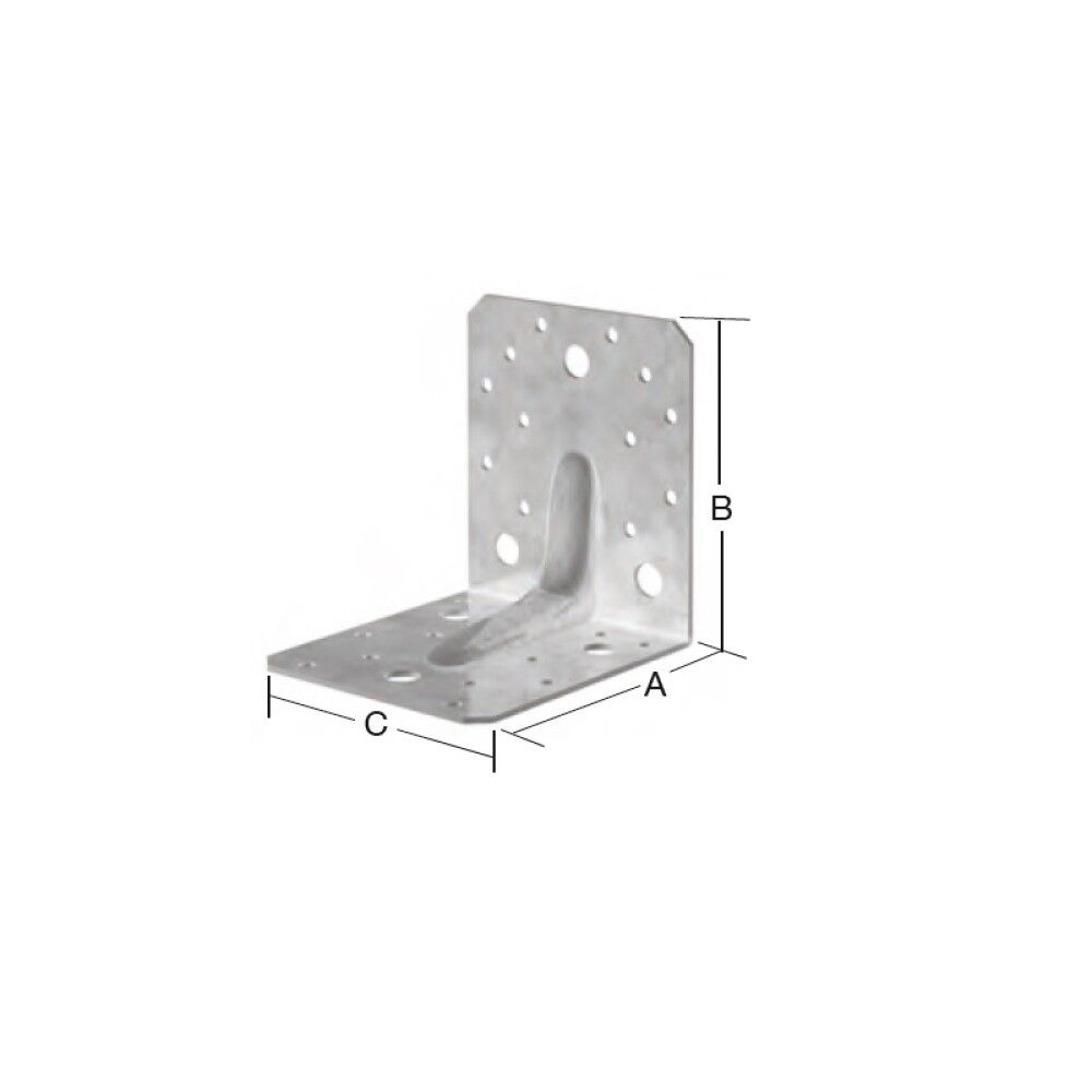 Vinkill styrktur 70x70x55mm Vormann ryðfrír