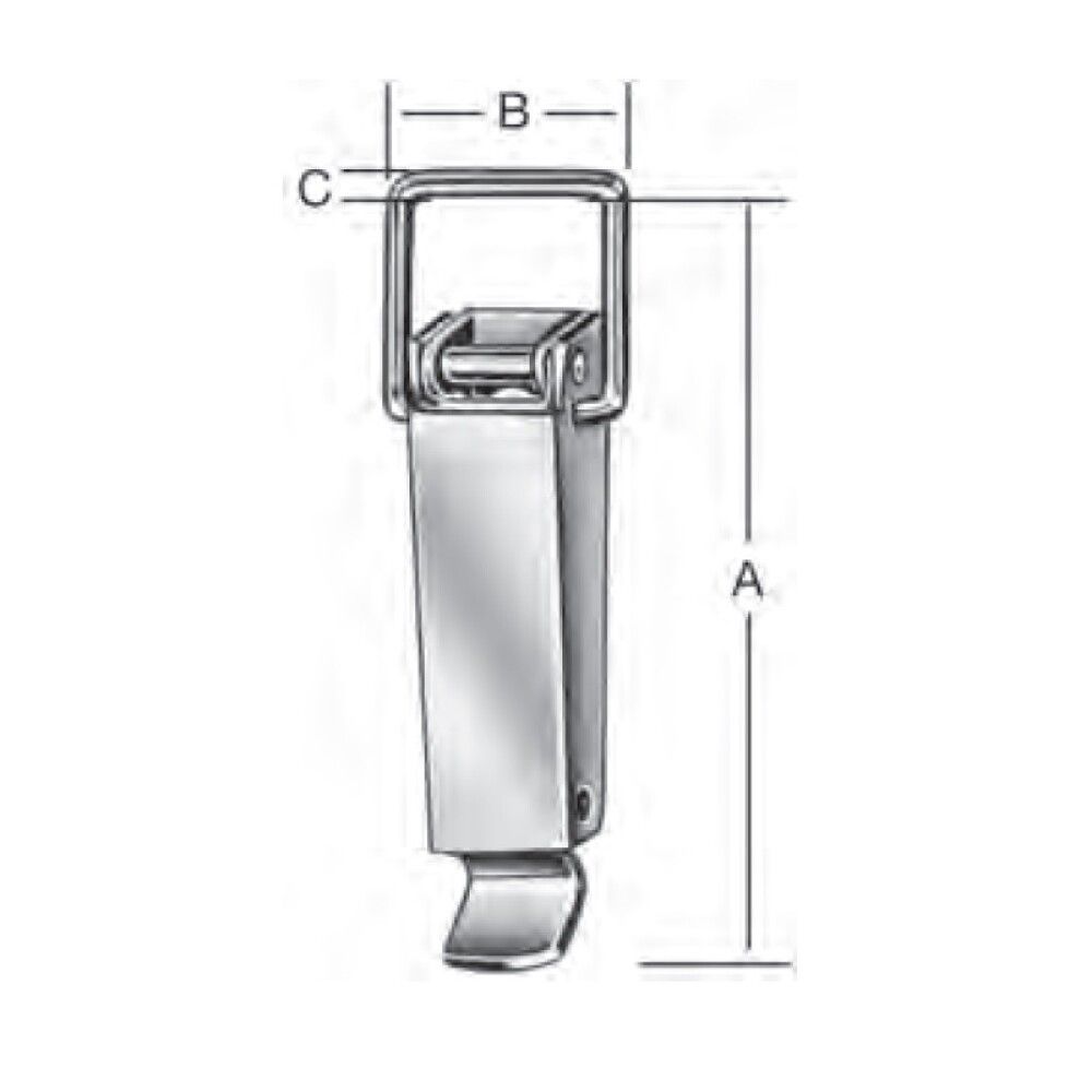 Kassaloka 110x37mm Vormann galv.
