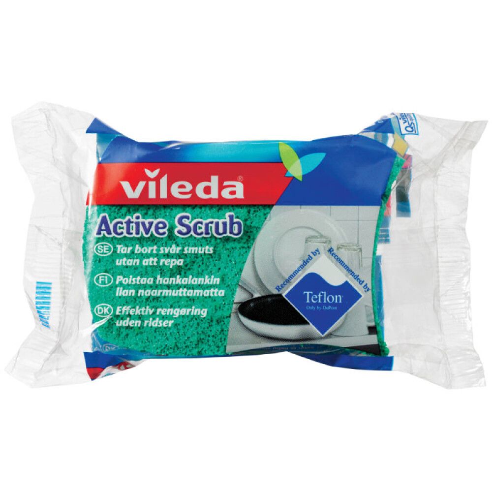 Eldhússvampur Vileda Active Scrub