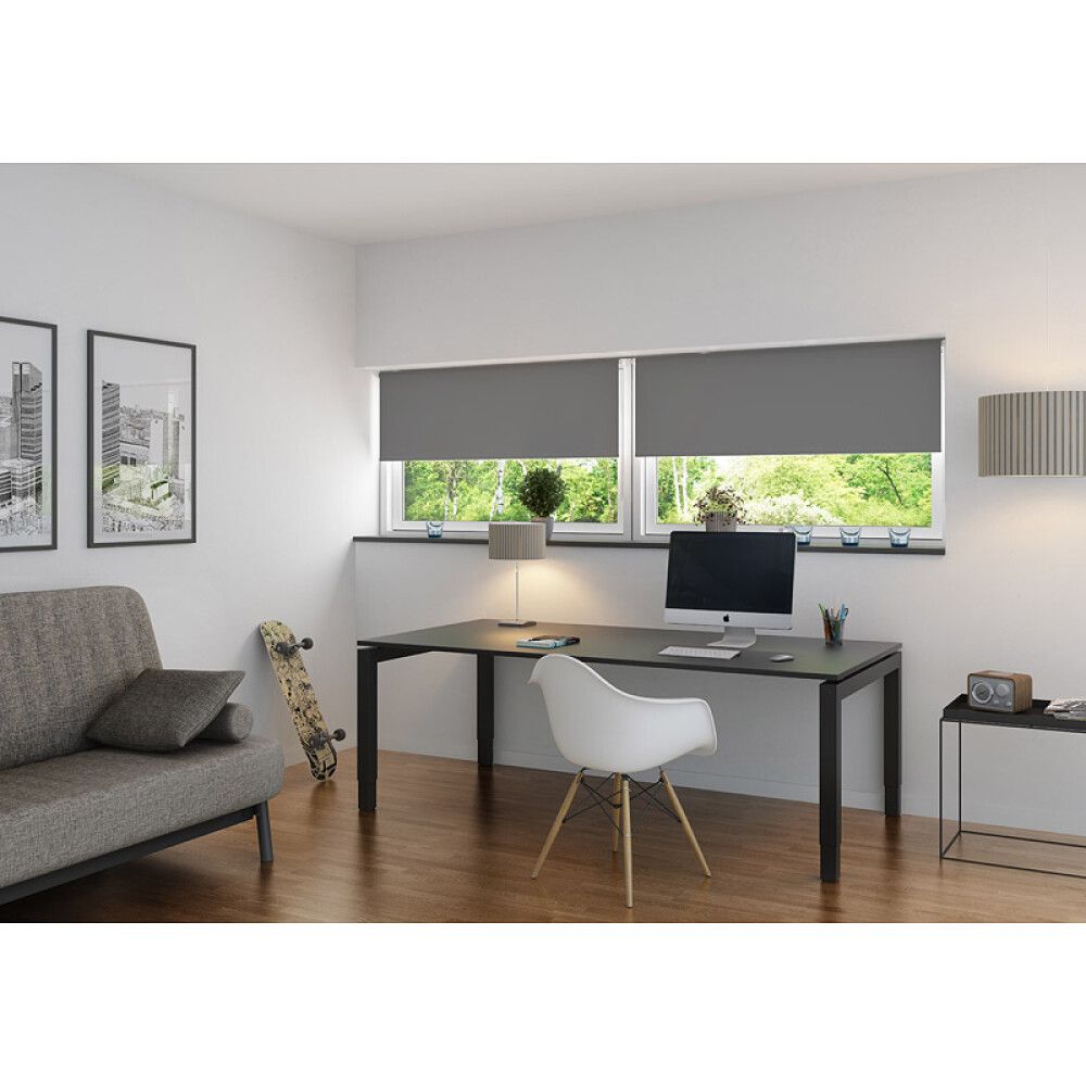 Myrkvunarrúllugardína 120x175 cm Debel Uni BO grá